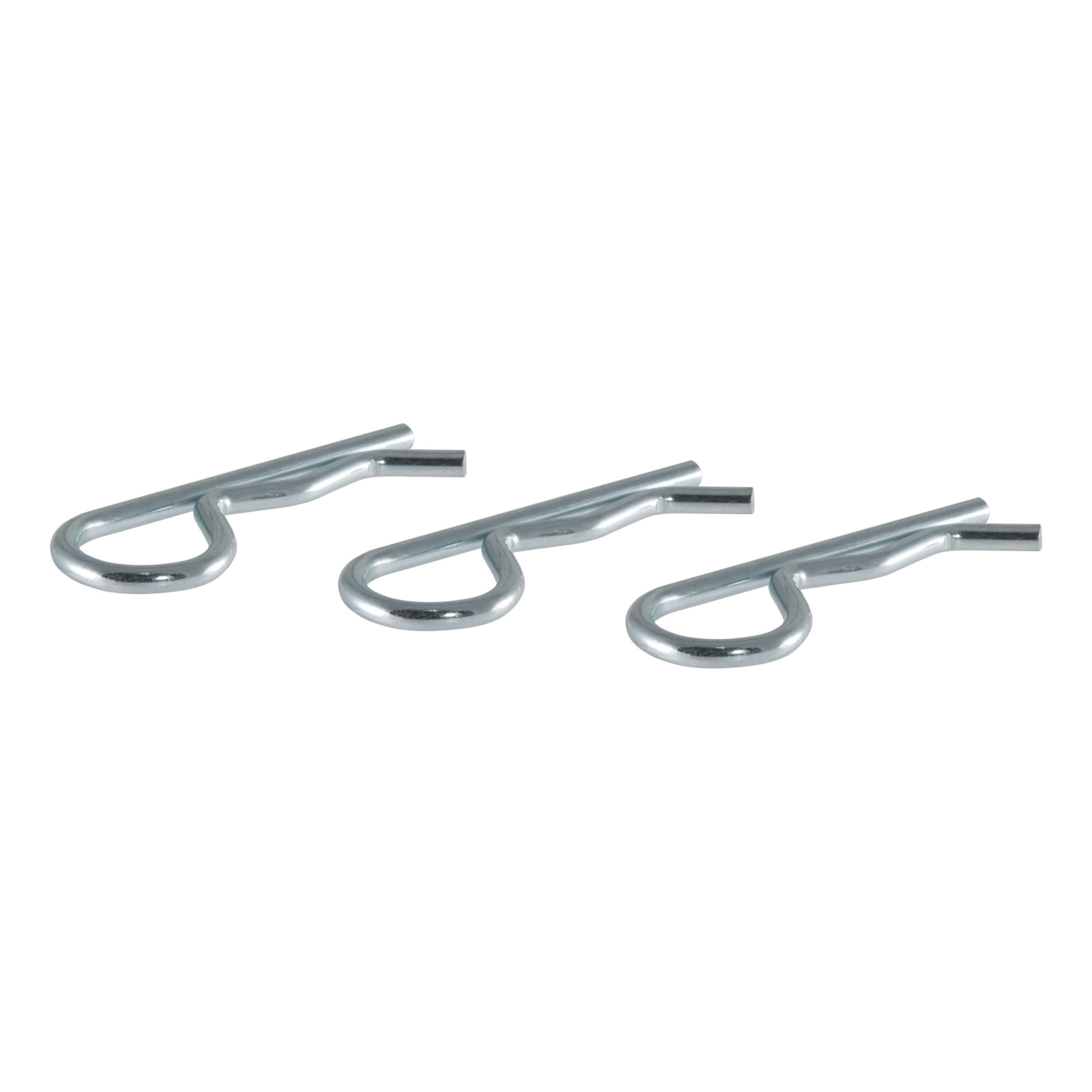 Curt Manufacturing, Hitch Clips (Fits 1/2in. or 5/8in. Pin, Zinc, 3-Pack), Model# 21602